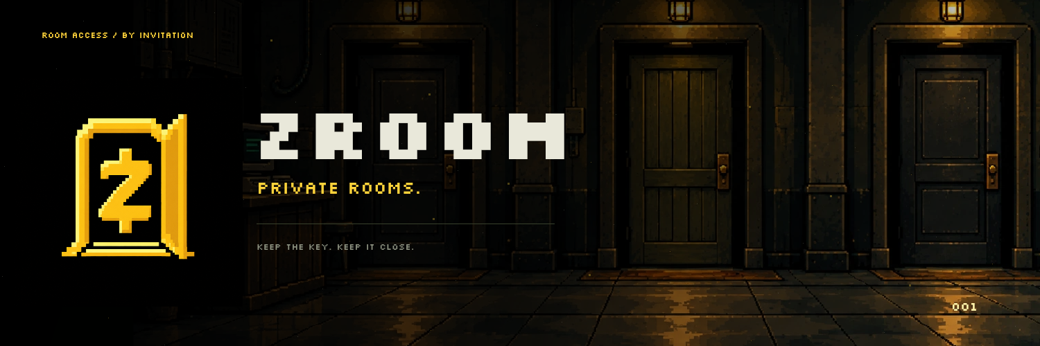 Banner do Zroom para o X